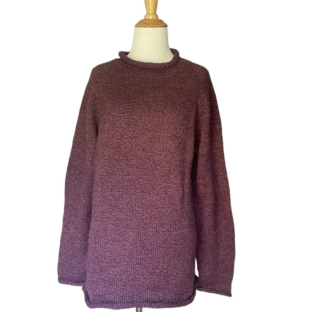 Purple American Southside Alpaca Wool sweater